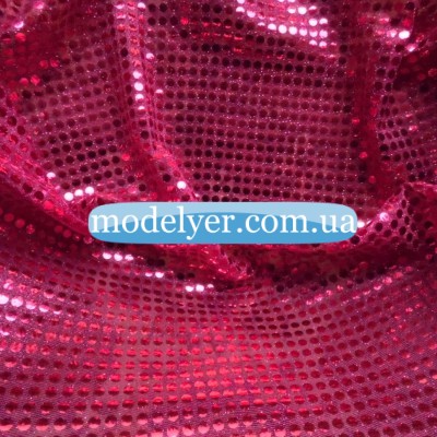 Ткань Копейка (малиновый), 1627